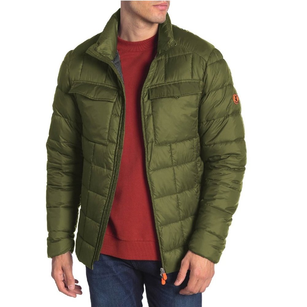 Save The Duck Quilted Funnel Collar Jacket